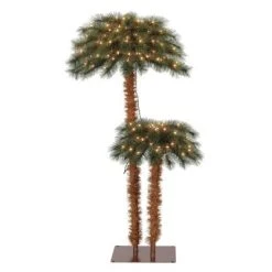 Home Heritage Prelit Artificial Tropical Christmas Holiday Palm Tree, White Incandescent Lights and Stand 13 Home Heritage Prelit Artificial Tropical Christmas Holiday Palm Tree, White Incandescent Lights and Stand -Northlight Christmas Store GUEST e9723013 5798 45c8 a458 9aa9c11c62d7
