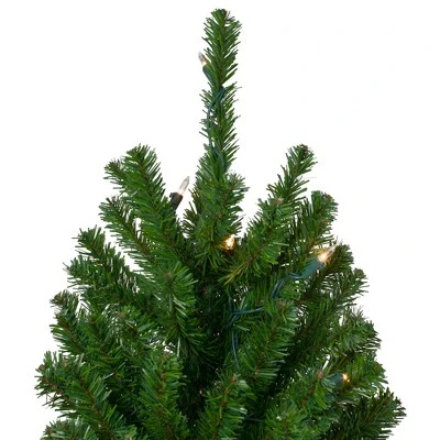 Northlight 7' Pre-Lit Medium Alpine Artificial Christmas Tree, Clear Lights 6 Northlight 7' Pre-Lit Medium Alpine Artificial Christmas Tree, Clear Lights - Image 4