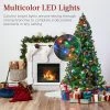 Best Choice Products Pre-Lit Spruce Hinged Artificial Christmas Tree w/ Multicolored Lights, Foldable Stand