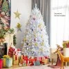 Costway 7ft White Iridescent Tinsel Artificial Christmas Tree with 1156 Branch Tips -Northlight Christmas Store GUEST ebe84d77 0761 4f77 8fc7 22c7c053921e