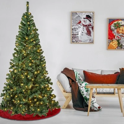 National Tree Company First Traditions Pre-Lit LED Linden Spruce Artificial Christmas Tree Warm White Lights 3 National Tree Company First Traditions Pre-Lit LED Linden Spruce Artificial Christmas Tree Warm White Lights