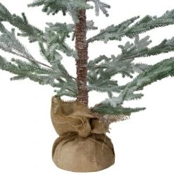 Northlight 5' Snow Covered Slim Pine Artificial Christmas Tree with Jute Base– Unlit -Northlight Christmas Store GUEST ed26f595 700b 45fc 9bf9 176e3c0d9ac3