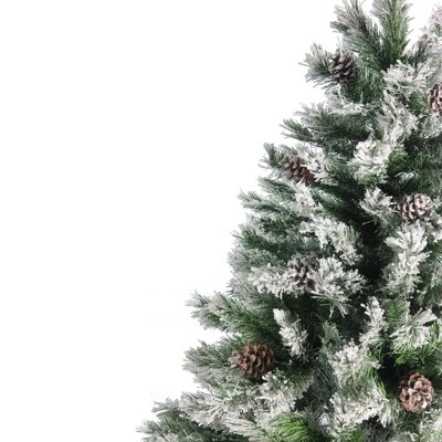 Northlight 7' Flocked Angel Pine Artificial Christmas Tree - Unlit 5 Northlight 7' Flocked Angel Pine Artificial Christmas Tree - Unlit - Image 3