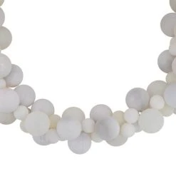 Northlight 6' White 3-Finish Shatterproof Ball Christmas Garland 8 Northlight 6' White 3-Finish Shatterproof Ball Christmas Garland -Northlight Christmas Store GUEST eeda8160 7d41 4cb6 81fa dd29bf355c8a