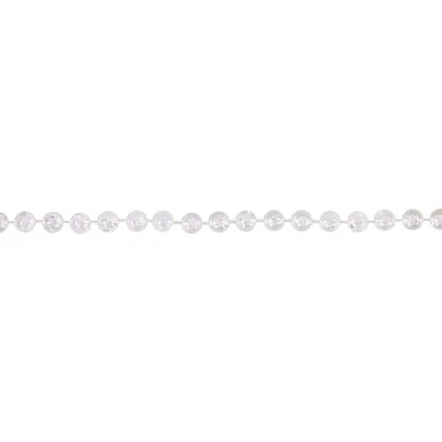 Northlight 100' x 0.25" Clear Iridescent Beaded Artificial Christmas Garland, Unlit 5 Northlight 100' x 0.25" Clear Iridescent Beaded Artificial Christmas Garland, Unlit - Image 3