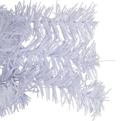 Northlight 9' x 10" Unlit White Canadian Pine Artificial Christmas Wreath - White 7 Northlight 9' x 10" Unlit White Canadian Pine Artificial Christmas Wreath - White - Image 5