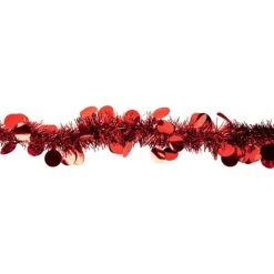 Northlight 50' x 2.5" Unlit Shiny Red Tinsel with Polka Dots Christmas Garland -Northlight Christmas Store GUEST f0af038d 3ba0 4833 a2b2 b8e0ffc1fd2f