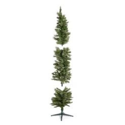 Home Heritage Pre-Lit Skinny Artificial Pine Christmas Tree with Lights and Foldable Stand -Northlight Christmas Store GUEST f105e481 f6d1 4092 a552 12b8c83b1614