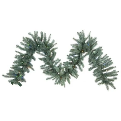 Vickerman Artificial Colorado Blue Spruce Garland 3 Vickerman Artificial Colorado Blue Spruce Garland