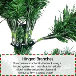 Yaheetech Pre-lit Spruce Artificial Christmas Tree with LED Lights -Northlight Christmas Store GUEST f1f43140 f446 4bc9 9430 cbb3a8fd8bf3