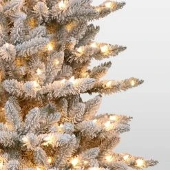 6.5ft Pre-Lit Flocked Forest Fir Artificial Christmas Tree - Puleo -Northlight Christmas Store GUEST f29709e6 7d5a 49d9 804c b1dd34a1ee04