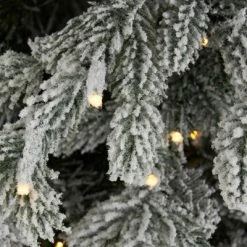 Home Heritage Overlight 7 Foot Flocked Prelit Artificial Christmas Tree w/ 1200 Dimmable White Micro Dot LED Lights, 2421 PVC Tips, Remote, and Stand -Northlight Christmas Store GUEST f3aa5b98 abc7 4cb0 82b5 1eb8203afcca