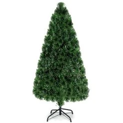 Costway Pre-Lit Fiber Optic Artificial PVC Christmas Tree Metal 5Ft -Northlight Christmas Store GUEST f3e427c9 3b3f 49c9 8d8c ed083e7bcbc0