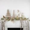 Northlight 32" Glittery Gold and White Leaves Artificial Christmas Spray -Northlight Christmas Store GUEST f42c4a49 f49a 4abb 886b 368199c27096