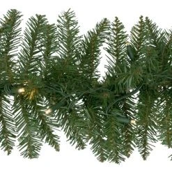 Northlight 9' x 10" Pre-Lit Northern Pine Artificial Christmas Garland - Warm White LED Lights -Northlight Christmas Store GUEST f6152c50 fa90 4664 bd58 ebebe2c6c257