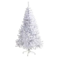 6ft Nearly Natural Pre-Lit LED White Artificial Christmas Tree Clear Lights -Northlight Christmas Store GUEST f75fc393 9a87 4902 84ae 34563bb891d0