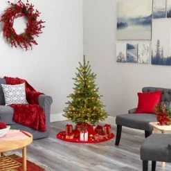 Nearly Natural Pre-Lit LED North Carolina Spruce Artificial Christmas Tree Clear Lights -Northlight Christmas Store GUEST f806dc7c 4529 4c8c 8ed9 71e472e00105