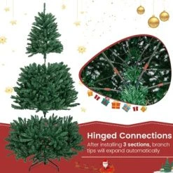Costway 6ft Hinged Artificial Christmas Tree Unlit Douglas Full Fir Tree w/ 1355 Tips -Northlight Christmas Store GUEST f83eb22c efe4 4d8c b4c5 71a7a0ae7edf