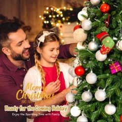 Tangkula Pre-Lit Christmas Tree Artificial Xmas Tree W/ Replaceable Dual Color LED Lights 16 Tangkula Pre-Lit Christmas Tree Artificial Xmas Tree W/ Replaceable Dual Color LED Lights -Northlight Christmas Store GUEST f864278e d74f 4d36 b87a 2fe341b40b15