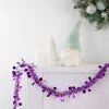 Northlight 50' x 1.5" Purple Tinsel Christmas Garland with Polka Dots - Unlit -Northlight Christmas Store GUEST f87008f8 806d 40ad bae3 3e6fe0a42520