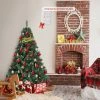 Costway 5Ft/6Ft/7Ft PVC Hinged Artificial Christmas Tree 410/648/968 Tips Holiday Decor with Metal Stand -Northlight Christmas Store GUEST f9eec67d cc9a 49a9 8511 c49a5ec5ec3b