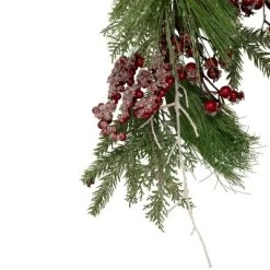 Northlight 28" Frosted Red Berries and Pine Cones Artificial Christmas Teardrop Swag -Northlight Christmas Store GUEST fa536d82 cdcd 4d07 b202 12c91143f7bd