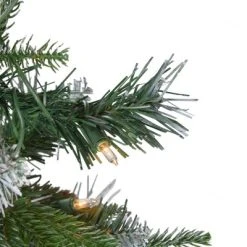 Northlight 4' Pre-Lit Frosted Mixed Berry Pine Artificial Christmas Tree in Pot - Clear Lights -Northlight Christmas Store GUEST faec0c13 e140 4166 a372 7f5b0b37a282