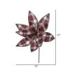 Vickerman 17" Glitter Poinsettia Stem -Northlight Christmas Store GUEST fc73e78b f71c 4ebd 9e6b 3aa3113331a8