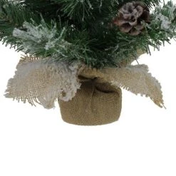 Northlight 24" Flocked Pine Artificial Christmas Tree in Burlap Base - Unlit 10 Northlight 24" Flocked Pine Artificial Christmas Tree in Burlap Base - Unlit -Northlight Christmas Store GUEST fcfc5bf2 d964 4129 9a1e dc4163d7ee97