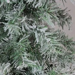 Northlight 4' Lightly Flocked and Glittered Woodland Alpine Artificial Christmas Tree - Unlit
