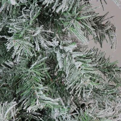 Northlight 4' Lightly Flocked and Glittered Woodland Alpine Artificial Christmas Tree - Unlit 3 Northlight 4' Lightly Flocked and Glittered Woodland Alpine Artificial Christmas Tree - Unlit