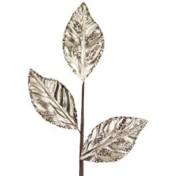 Northlight 25.5" Glittered Champagne Gold Leaves Christmas Spray -Northlight Christmas Store GUEST fd4e1f94 003b 4eb1 8368 c3cb7b765970