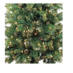 Northlight 7' Prelit Artificial Christmas Tree Yorkville Pine Pencil - Clear Lights