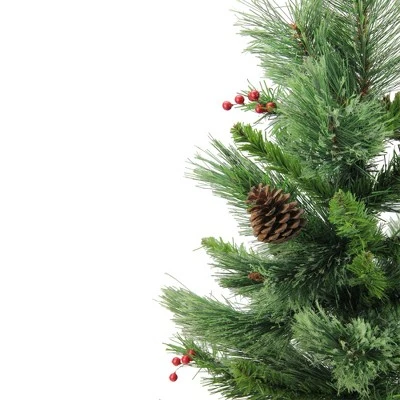 Northlight 24" Mixed Cashmere Berry Pine Medium Artificial Christmas Tree - Unlit 4 Northlight 24" Mixed Cashmere Berry Pine Medium Artificial Christmas Tree - Unlit - Image 2