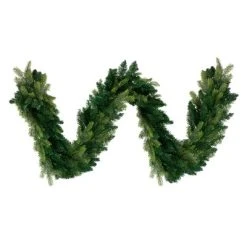 Northlight 9' x 10" Pre-lit LED Woodcrest Pine Artificial Christmas Garland - Clear Lights