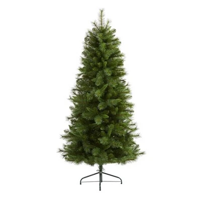 Nearly Natural 6’ Slim West Virginia Mountain Pine Artificial Christmas Tree 3 Nearly Natural 6’ Slim West Virginia Mountain Pine Artificial Christmas Tree